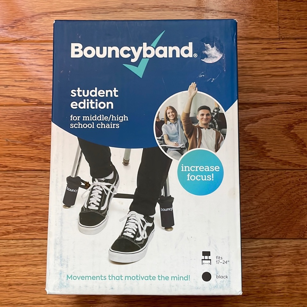 Bouncy band for middle/high school chairs